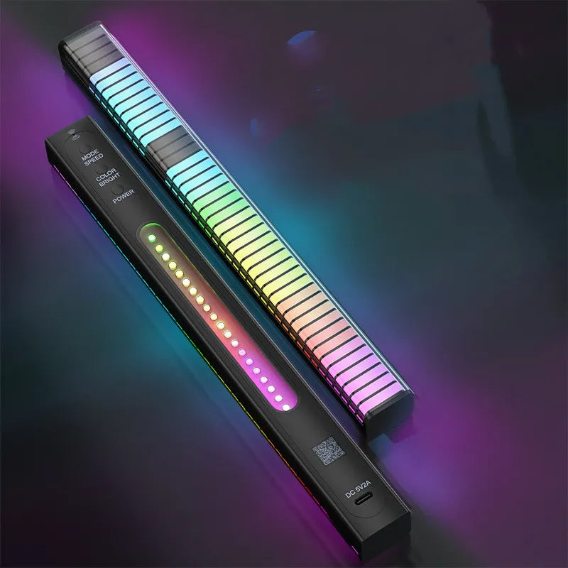 Sound-Reactive RGB Gaming Light Bar